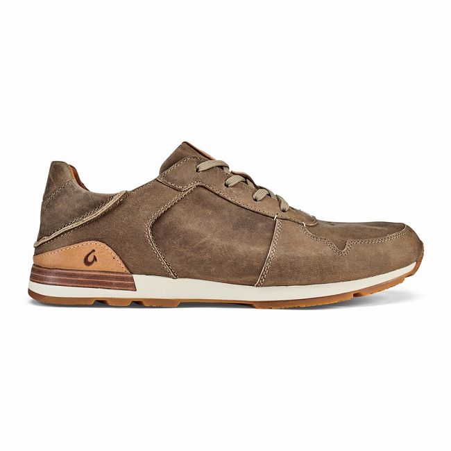 Olukai Men's Huaka I Li Sneaker - Clay US582-016